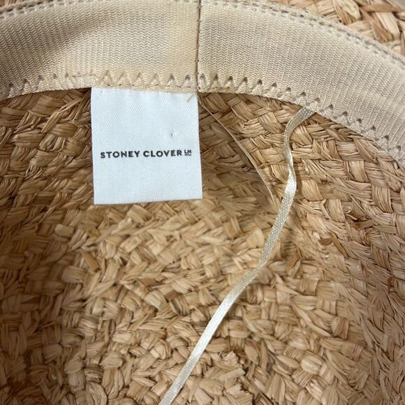 Stoney Clover Lane Raffia Floppy Sun Hat - Picture 5 of 5